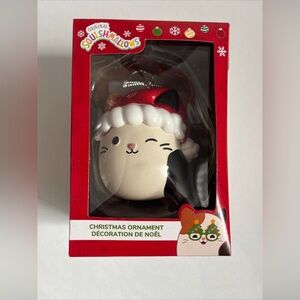 Squishmallows Christmas Ornament - Cam the Cat Tree Ornament Kurt Adler NEW